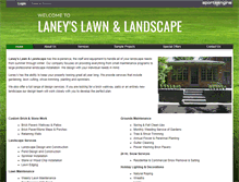 Tablet Screenshot of laneyslandscape.com